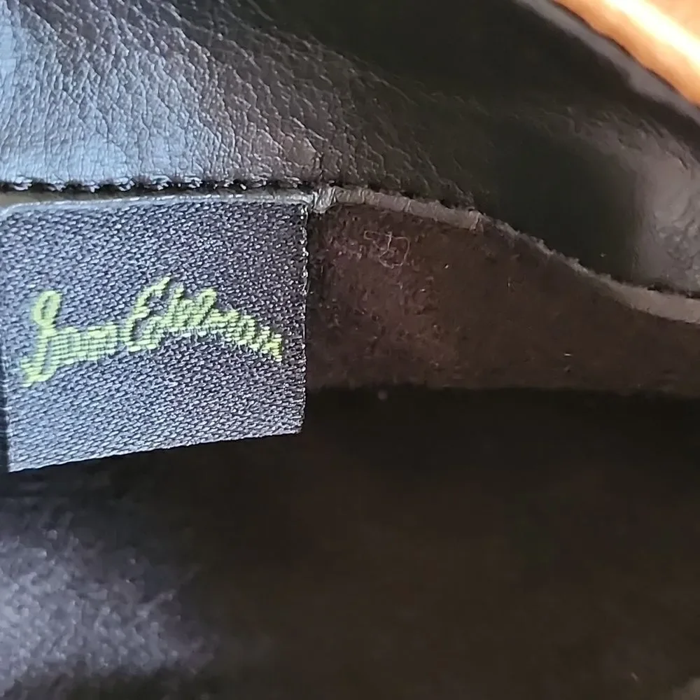 Sam Edelman Leather Park Harness Riding Boots Size 7.5 Like New